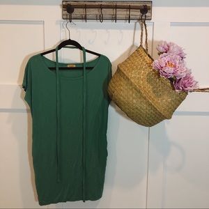Piko 1988 Green T Shirt Dress